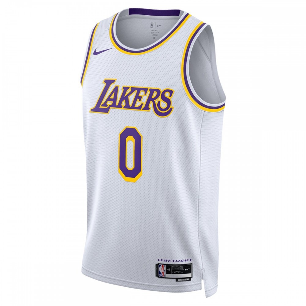 Russell Westbrook Los Angeles Lakers Unisex 2022/23 Swingman Jersey - Association Edition - White-Pro Kit Vault | Brand New 26/27 Sports Jerseys